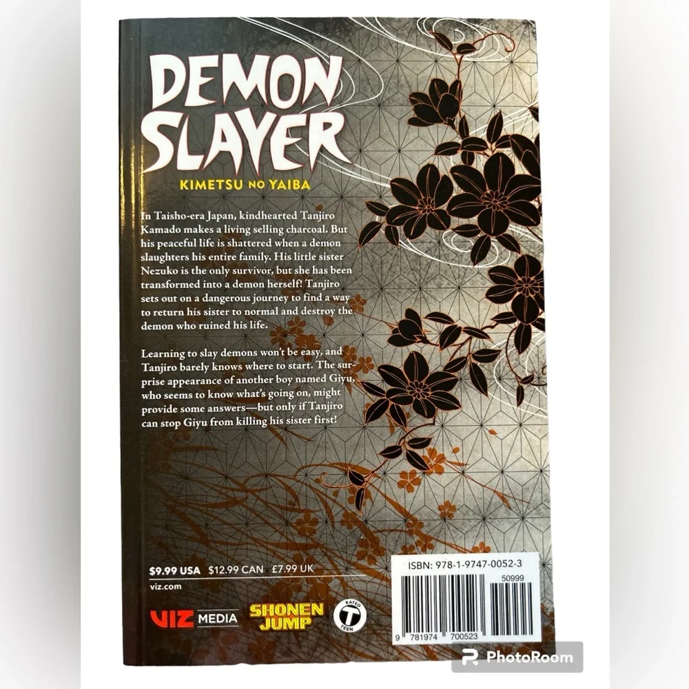 NWT demon slayer manga volume 1
